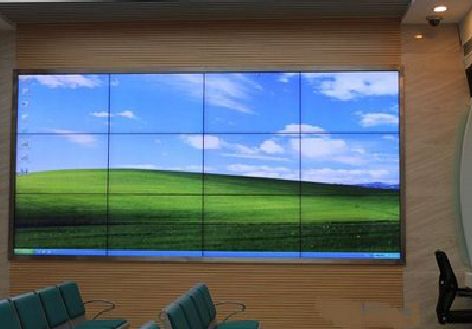 钦州液晶拼接屏的另类用法。